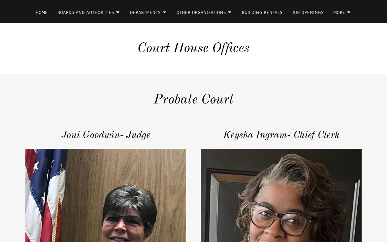 Chattahoochee County court docket local court functions